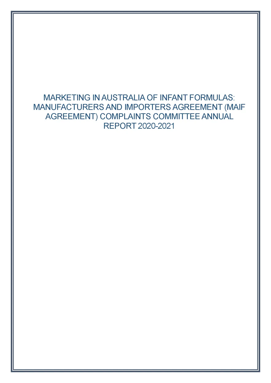 MAIF Complaints Committee Annual Reports