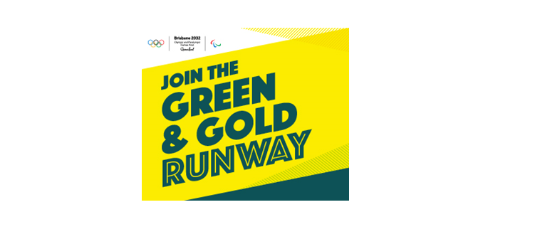 Join the Green & Gold runway