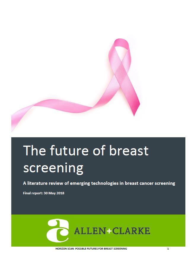The future of breast screening