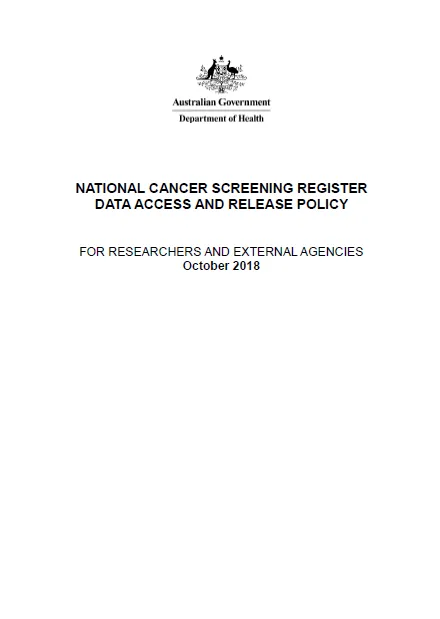 NCSP-Data access and release policy