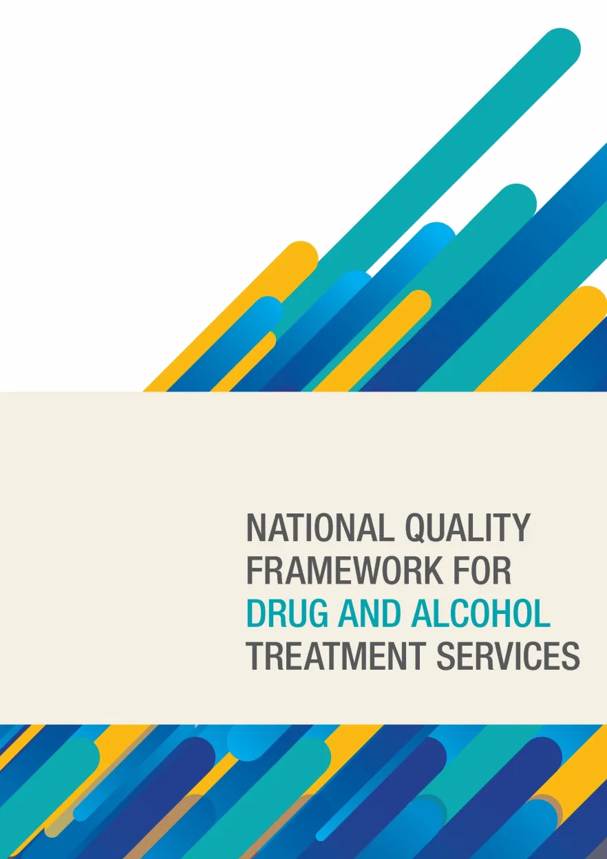 National Quality Framework for Drug and Alcohol Treatment Services cover