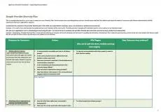 Sample Provider Diversity Plan cover