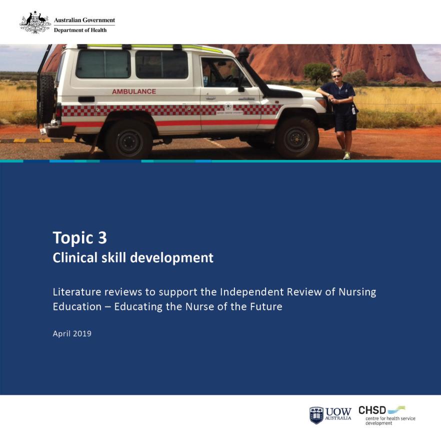 Topic 3 — Literature Review to Support the Independent Review of Nursing Education cover