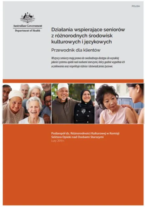 Cover image for Actions to support older CALD people: a guide for consumers Polish