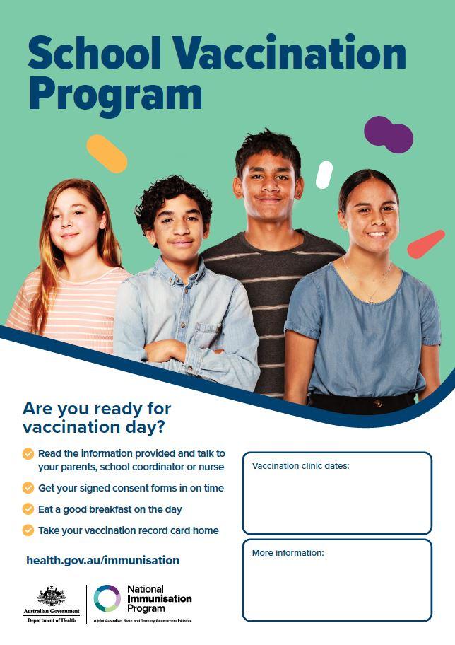 School Vaccination Program – Poster