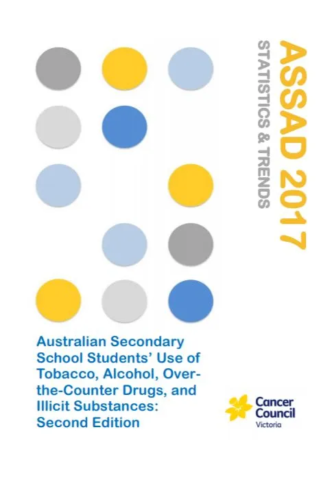 Cover image of Secondary school students’ use of tobacco, alcohol and other drugs in 2017