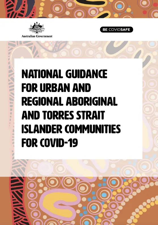 Cover image for CDNA National Guidance for Urban and Regional Aboriginal and Torres Strait Islander Communities for COVID-19