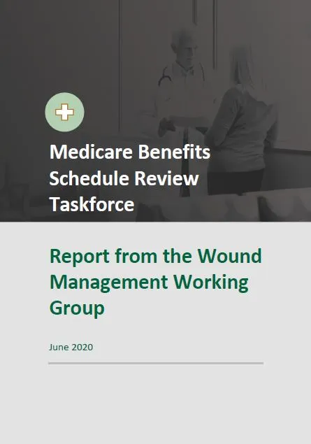 Report from the Wound Management Working Group cover