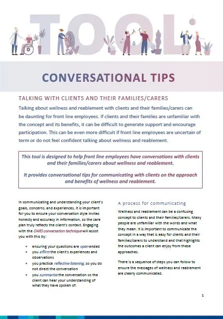 Conversational tips