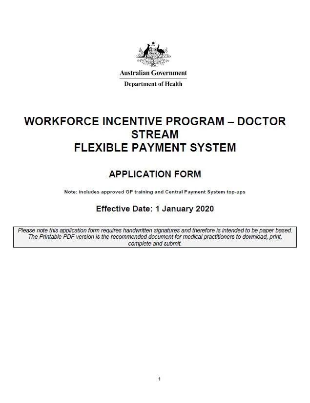 Cover image of Flexible Payment System application form