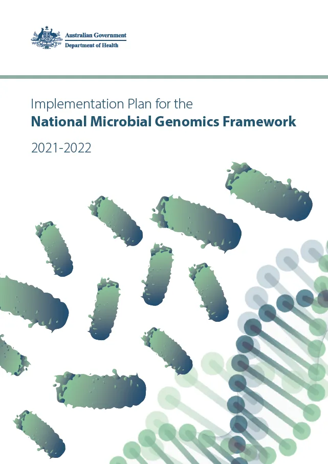 Implementation plan for the National Microbial Genomics Framework 2021–2022