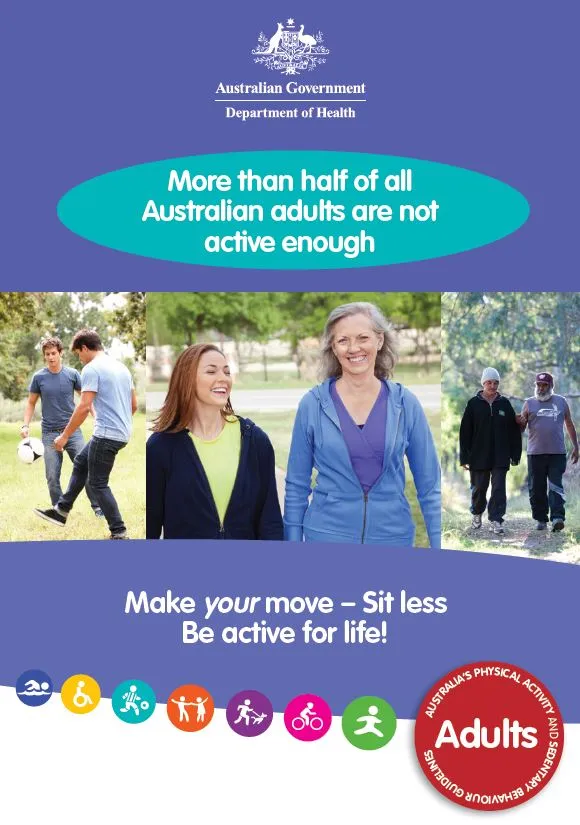 Cover image for Make your move – sit less, be active for life – adults (18 to 64 years)