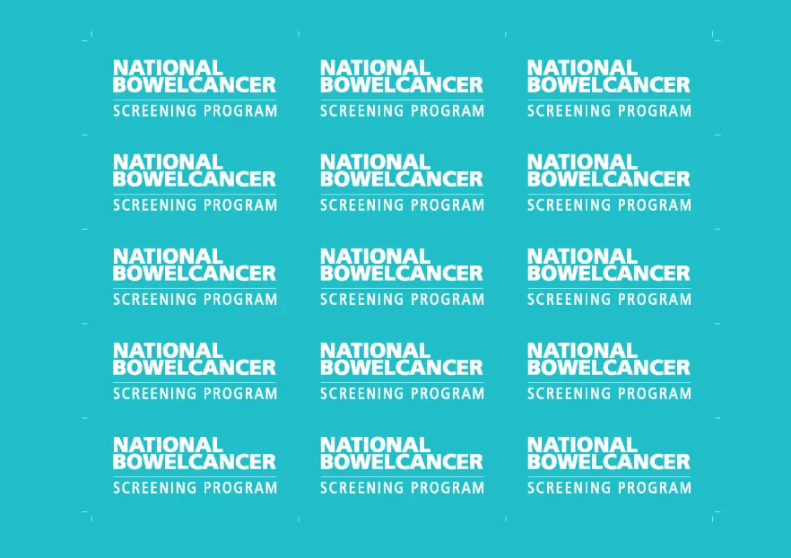 National Bowel Cancer Screening Program – stickers
