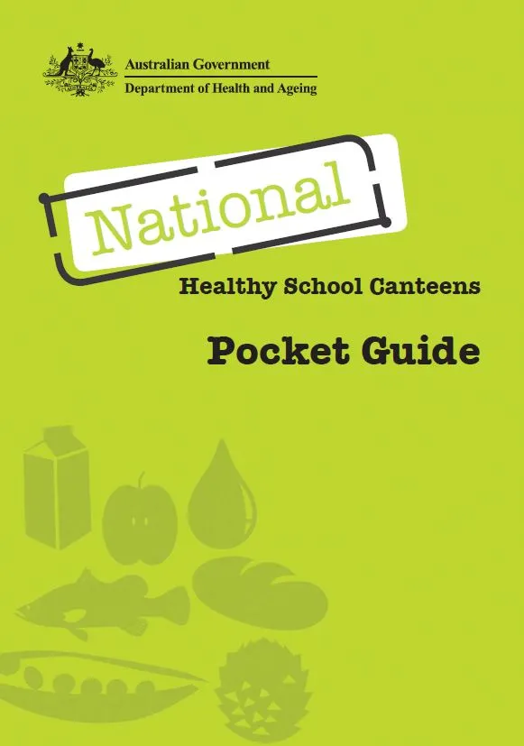 Cover image for National Healthy School Canteens – Pocket guide