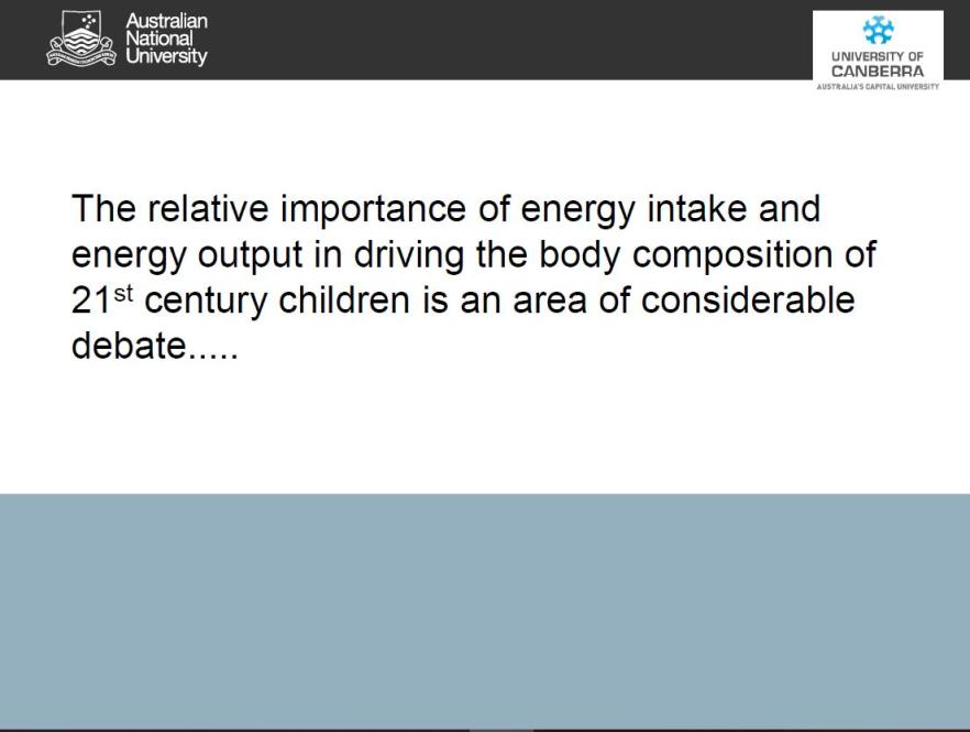 Cover image for National Obesity Summit presentation – Professor Dick Telford 