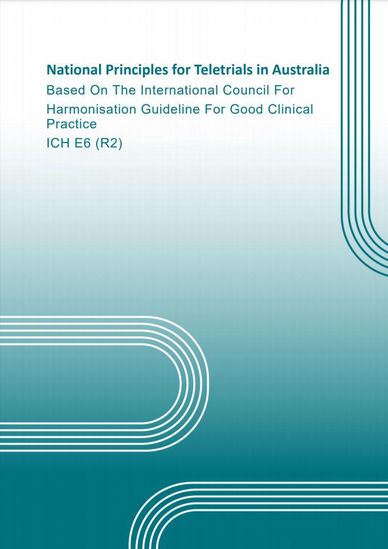 cover of National principles for teletrials in australia