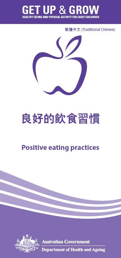 Cover image for 良好的飲食習慣 (Positive eating practices)