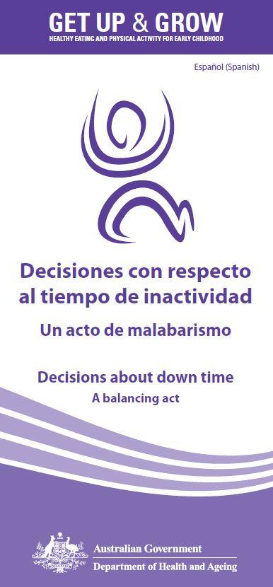 Cover image for Decisiones con respecto al tiempo de inactividad Un acto de malabarismo (Decisions about down time: a balancing act)