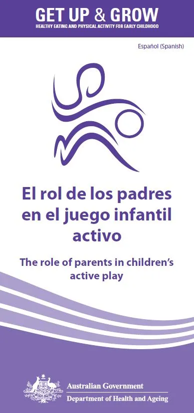 Cover image for El rol de los padres en el juego infantil activo (The role of parents in children’s active play)