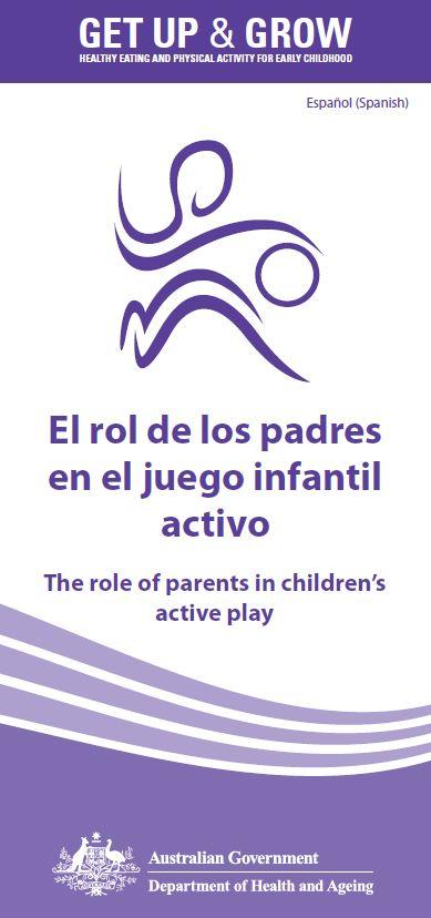 Cover image for El rol de los padres en el juego infantil activo (The role of parents in children’s active play)