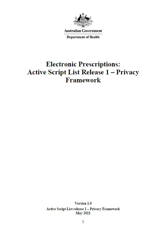 Electronic Prescriptions Security and Access Policy