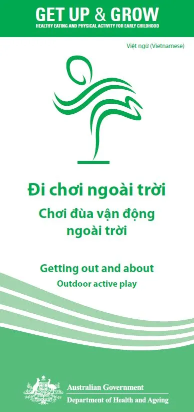 Cover image for Đi chơi ngoài trời – Chơi đùa vận động ngoài trời (Getting out and about – outdoor active play)