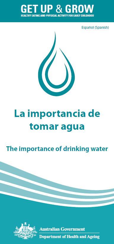 Cover image La importancia de tomar agua (The importance of drinking water)