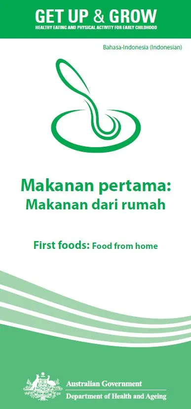 Cover image for Makanan pertama: Makanan dari rumah (First foods: food from home)