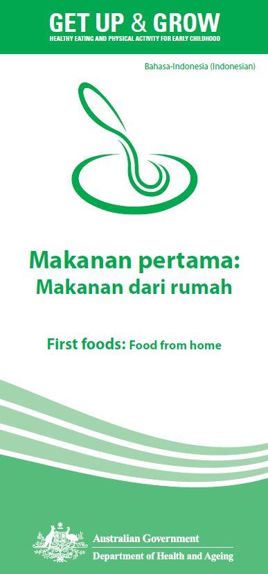 Cover image for Makanan pertama: Makanan dari rumah (First foods: food from home)