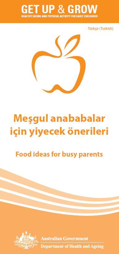 Cover image for Meşgul anababalar için yiyecek önerileri (Food ideas for busy parents)