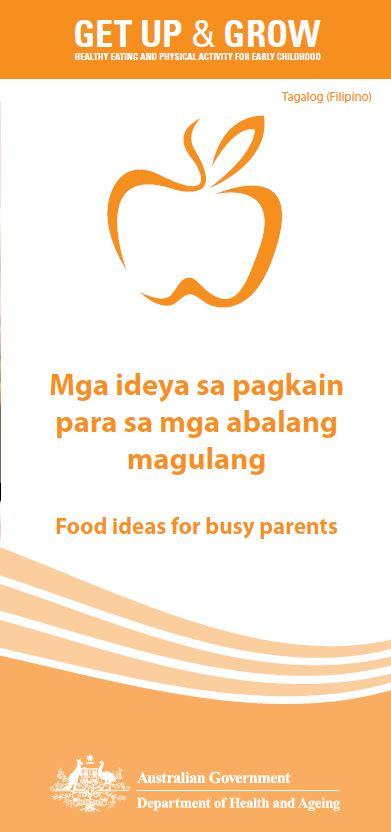 Cover image for Mga ideya sa pagkain para sa mga abalang magulang (Food ideas for busy parents)