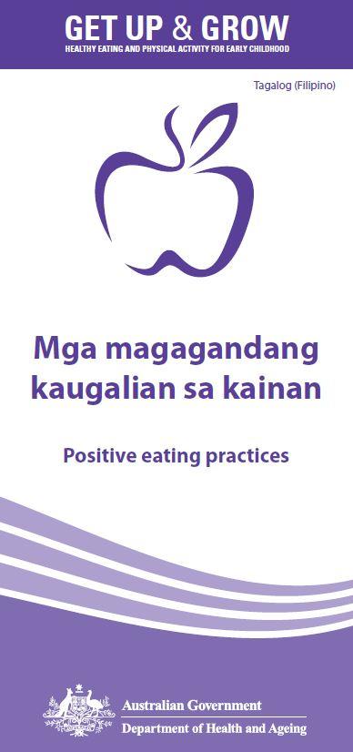 Cover image for Mga magagandang kaugalian sa kainan (Positive eating practices)