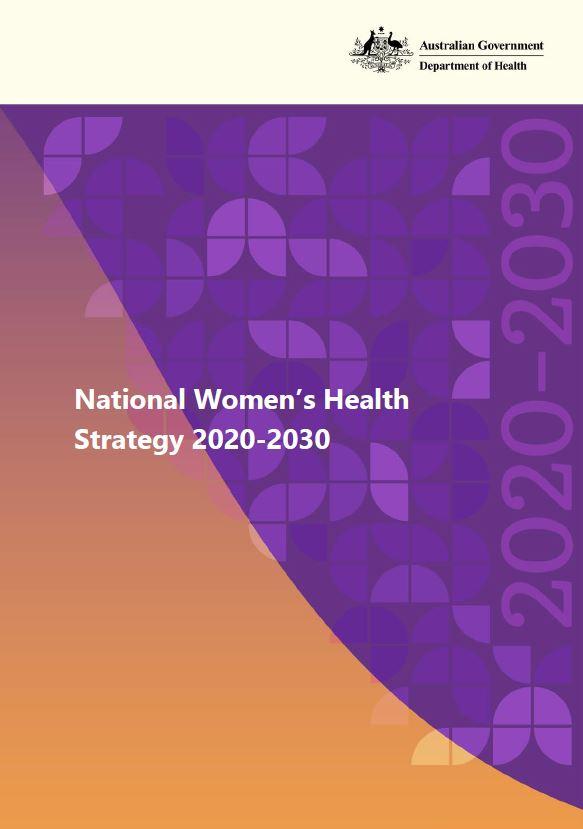 Cover image for National Women’s Health Strategy 2020–2030