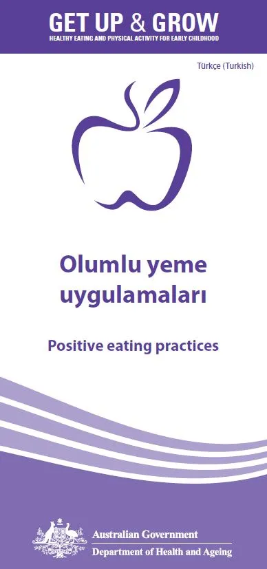 Cover image for Olumlu yeme uygulamaları (Positive eating practices)