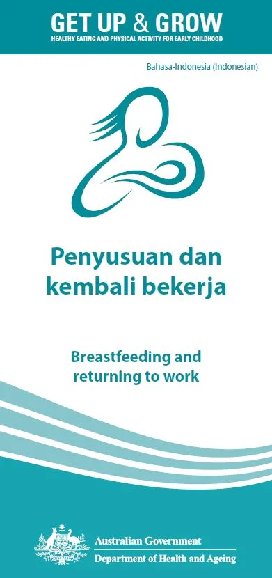 Cover image for Penyusuan dan kembali bekerja (Breastfeeding and returning to work)