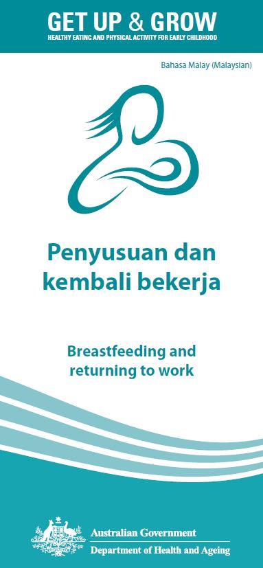 Cover image for Penyusuan dan kembali bekerja (Breastfeeding and returning to work)