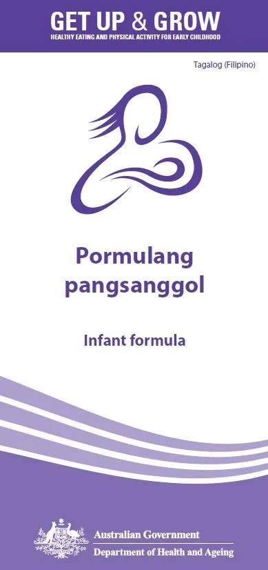 Cover image for Pormulang pangsanggol (Infant formula)