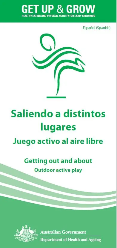 Cover image for Saliendo a distintos Lugares – Juego activo al aire libre (Getting out and about – outdoor active play)