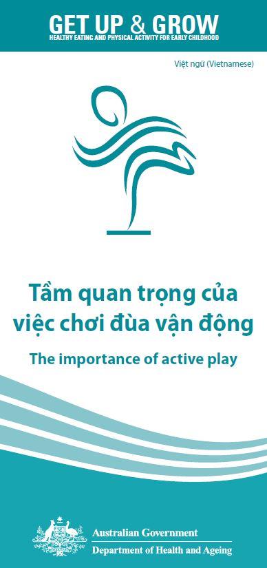 Cover image for Tầm quan trọng của việc chơi đùa vận động (The importance of active play)