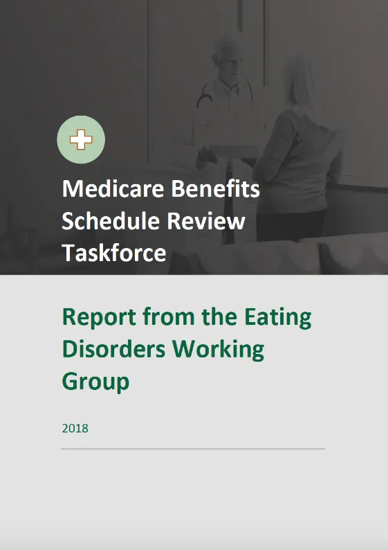 Cover image for Taskforce-endorsed report – Eating Disorder Working Group 
