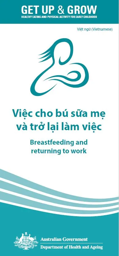 Cover image for Việc cho bú sữa mẹ và trở lại làm việc (Breastfeeding and returning to work)