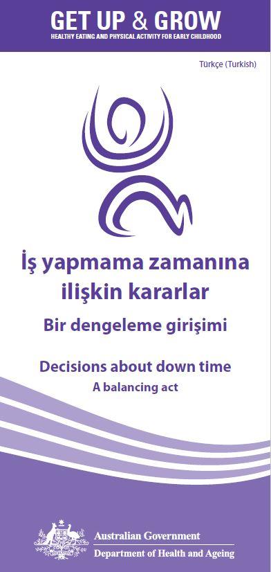Cover image for İş yapmama zamanına ilişkin kararlar: Bir dengeleme girişimi (Decisions about down time: a balancing act)
