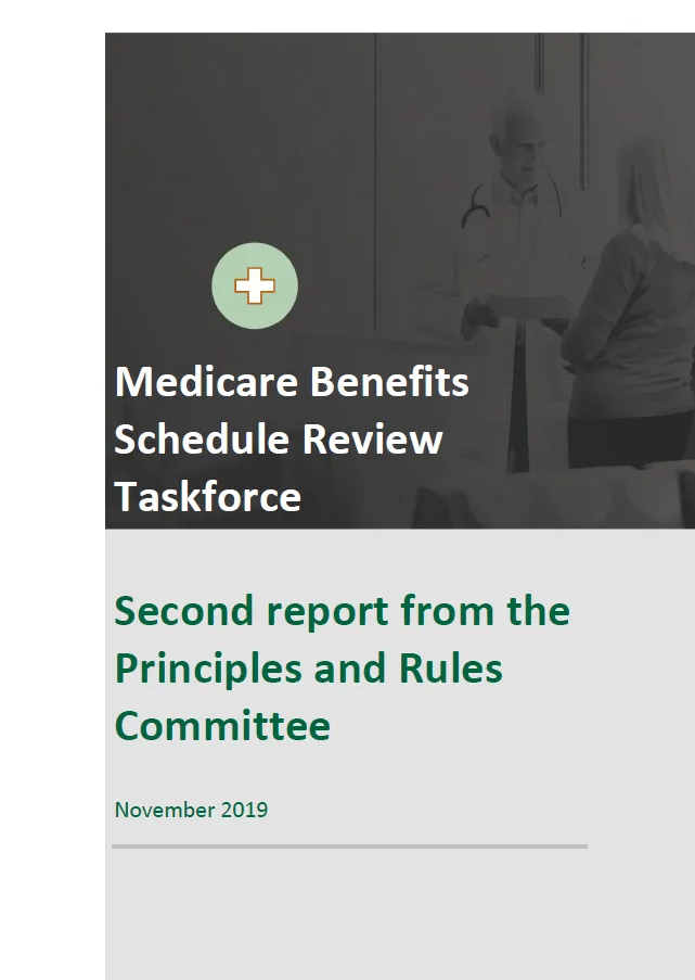 Cover image of final clinical committee report for Principles and Rules