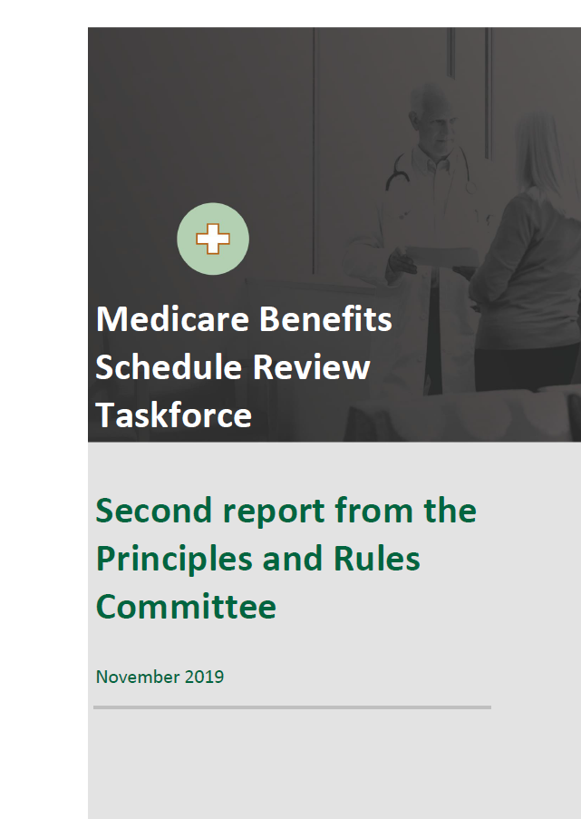 Cover image of final clinical committee report for Principles and Rules