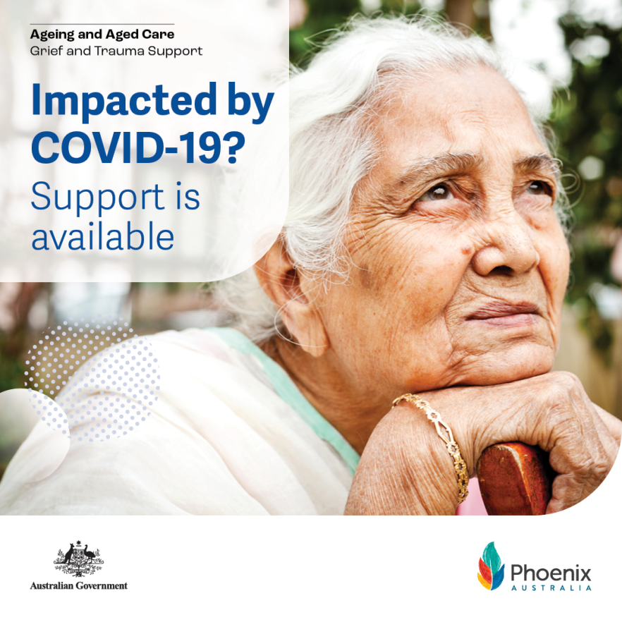 Grief and trauma support – social media image – recipient – Phoenix Australia