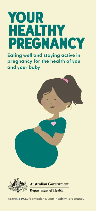 Your Healthy Pregnancy brochure cover image