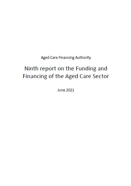 Ninth Report on the Funding and Financing of the Aged Care Industry – July 2021
