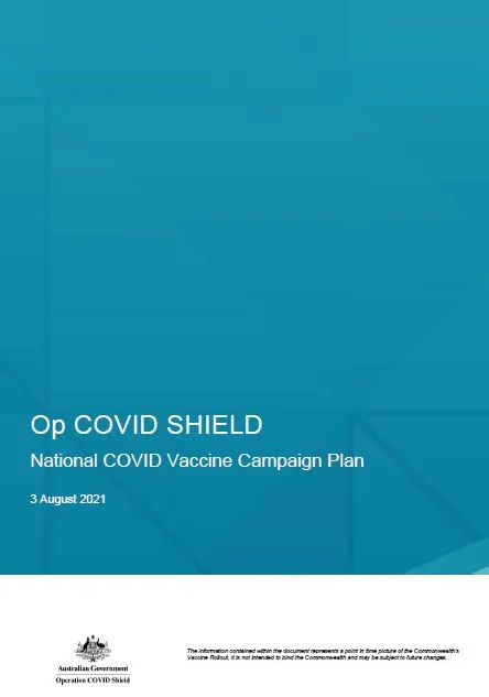 Op COVID SHIELD National COVID Vaccine Campaign Plan