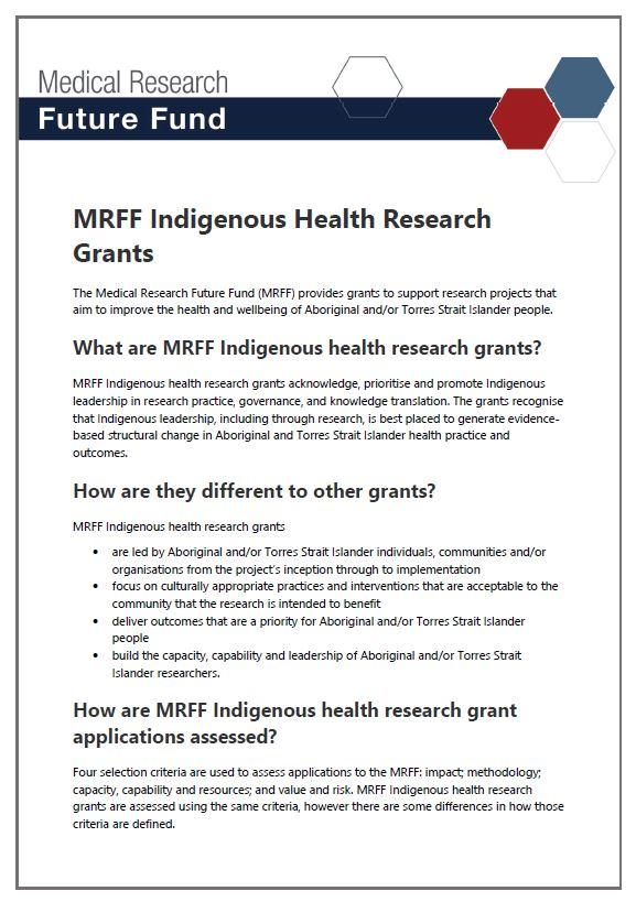 medical research future fund grants