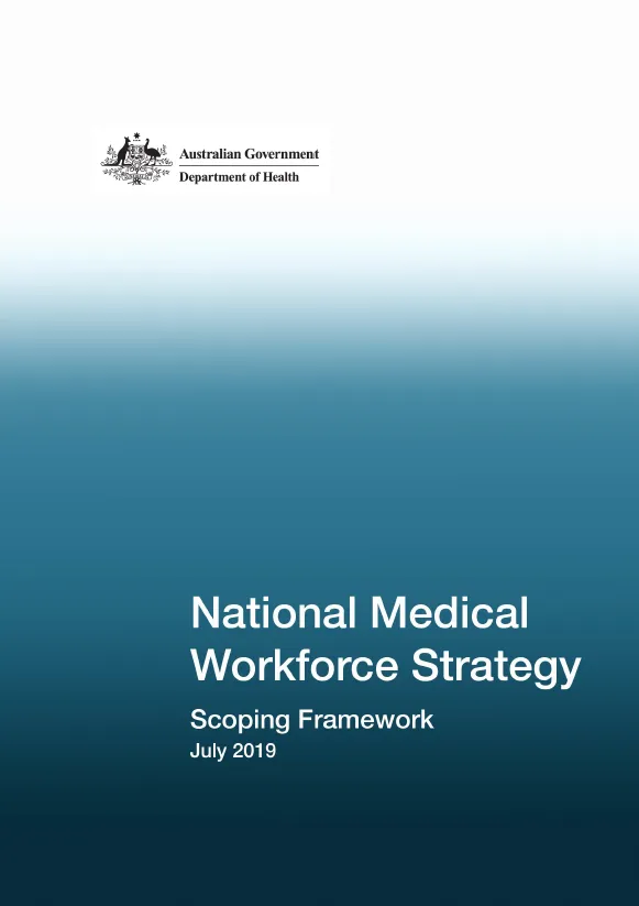 Cover image for National Medical Workforce Strategy scoping framework